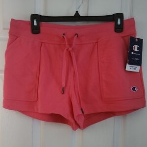 Champion Pink Athletic Shorts with Elastic Waistband